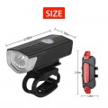 Комплект ліхтарів велосипедний ZXC02-A USB